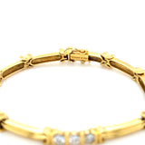 Tiffany & Co. Diamond and 18k Yellow Gold Bracelet