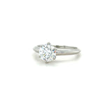 Tiffany & Co. Platinum Engagement Ring 1.25ct Diamond Size 6 Platinum