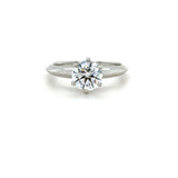 Tiffany & Co. Platinum Engagement Ring 1.25ct Diamond Size 6 Platinum