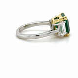 Tiffany & Co. 4.31ct Emerald Ring with Diamonds in 18k Gold