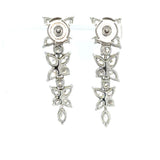 Tiffany & Co. Victoria Diamond Mixed Cluster Drop Earrings