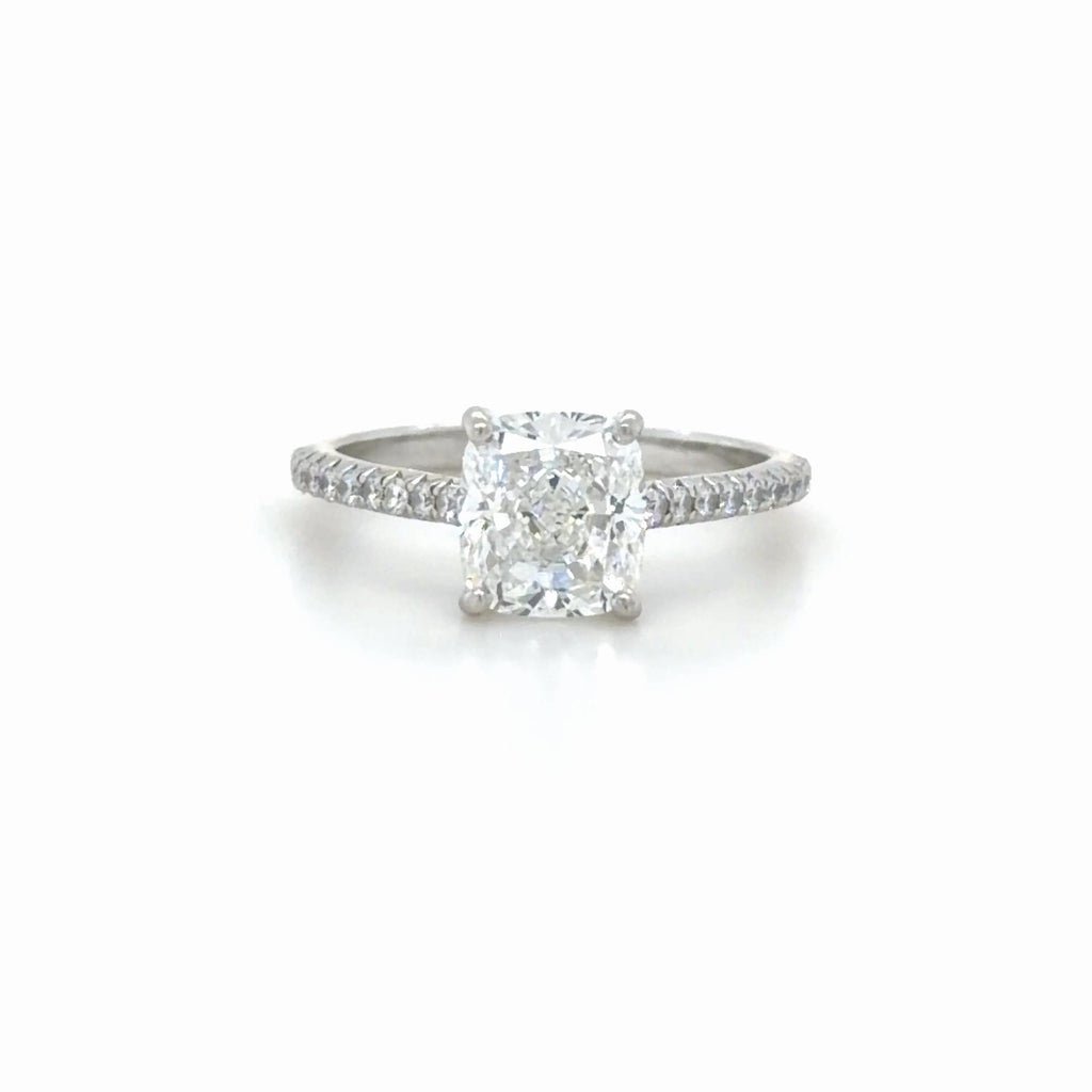 Tiffany & Co., 2.02 Carat Brilliant Cut Diamond "Novo" Engagement Ring