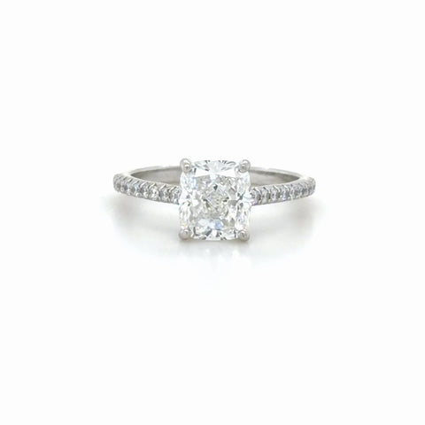 Tiffany & Co., 2.02 Carat Brilliant Cut Diamond "Novo" Engagement Ring