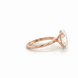 GIA 3.01 Carat Oval Brilliant Cut Diamond Engagement Ring