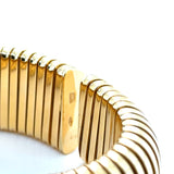 Sidney Garber, 18K Yellow Gold Tubogas Domed Cuff Bracelet