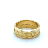 Tiffany & Co. Atlas Band Ring 18K Yellow Gold