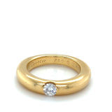 Cartier Diamond Ellipse Ring, 18K Yellow Gold