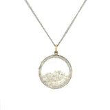 Renee Lewis, Diamond Shaker Pendant Necklace 18K White Gold
