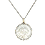 Renee Lewis, Diamond Shaker Pendant Necklace 18K White Gold