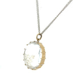 Renee Lewis, Diamond Shaker Pendant Necklace 18K White Gold