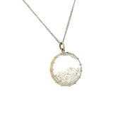 Renee Lewis, Diamond Shaker Pendant Necklace 18K White Gold