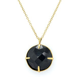 Ippolita, Onyx Necklace 18K Yellow Gold Pendant Necklace
