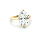 GIA 5.02 Carat Oval Brilliant Cut Diamond Engagement Ring