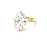GIA 5.02 Carat Oval Brilliant Cut Diamond Engagement Ring