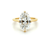 GIA 5.02 Carat Oval Brilliant Cut Diamond Engagement Ring