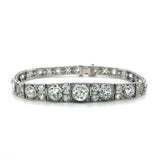 Art Deco Diamond Bracelet, Platinum