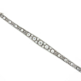Art Deco Diamond Bracelet, Platinum