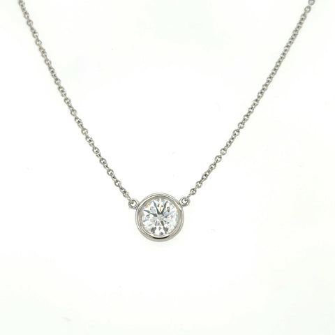 Elsa Peretti for Tiffany & Co. Diamond By The Yard Necklace Platinum