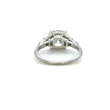 2.70 Carat Cushion Brilliant Cut Diamond Engagement Ring