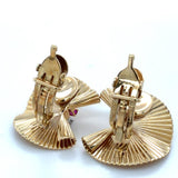 Retro Cartier, Yellow Gold, Ruby and Diamond Set
