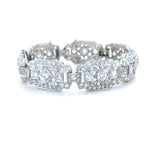 Art Deco Diamond Bracelet, Platinum