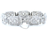 Art Deco Diamond Bracelet, Platinum