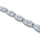 Art Deco Diamond Bracelet, Platinum