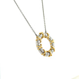 Schlumberger for Tiffany & Co., Sixteen Stone Diamond Circle Pendant/Necklace