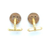 Bvlgari, Tricolor Gold Cirlcle Cufflinks