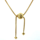 David Yurman, 18K Yellow Gold and Diamond Origami Removable Pendant/Necklace