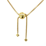 David Yurman, 18K Yellow Gold and Diamond Origami Removable Pendant/Necklace