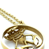 Gübelin, Vintage 18K Yellow Gold Lobster Pendant/Necklace
