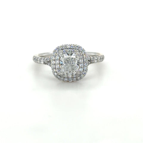 Tiffany & Co. Soleste 1.00 cttw Diamond Engagement Ring, Platinum