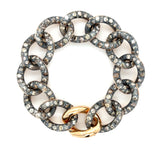 Pomellato, Silver-Topped, 18K Rose Gold and Brown Diamond Tango Bracelet, 14cttw