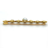 Jules and Louis Wièse, Renaissance Revival, Gold and Pearl Brooch, 18K