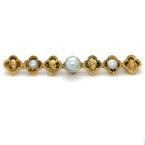 Jules and Louis Wièse, Renaissance Revival, Gold and Pearl Brooch, 18K