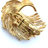 Vintage Tiffany & Co. Yellow Gold and Diamond Earrings, 18K