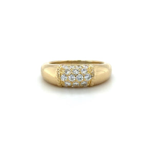 Vintage Van Cleef & Arpels, Diamond "Philippine" Ring, 18K Yellow Gold