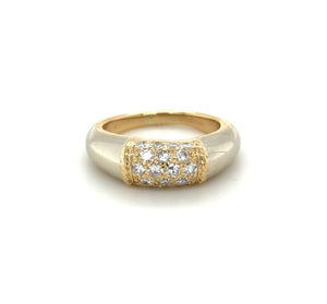 Vintage Van Cleef & Arpels, Diamond "Philippine" Ring, 18K Yellow and White Gold