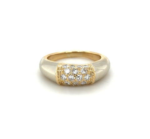 Vintage Van Cleef & Arpels, Diamond "Philippine" Ring, 18K Yellow and White Gold