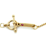 Roberto Coin, "Golden Gate" Yellow Gold and Diamond Pendant/ Necklace, 18K