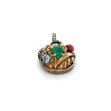 Vintage, Seaman Schepps Diamond and  Multigem Pendant