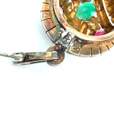 Vintage, Seaman Schepps Diamond and  Multigem Pendant
